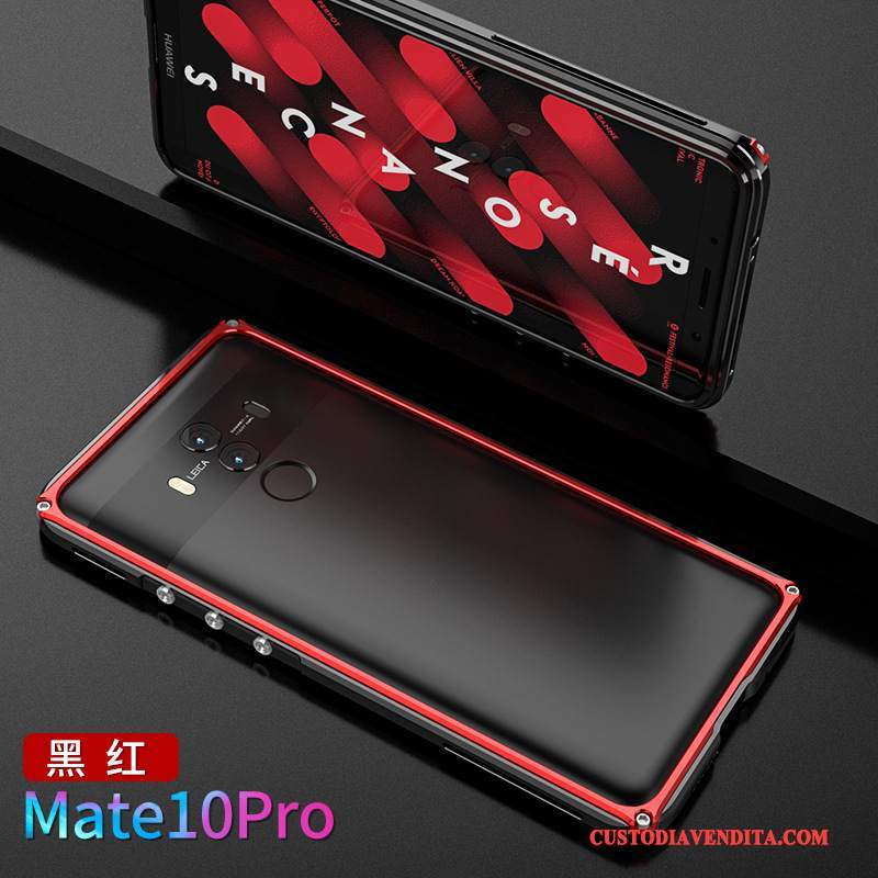 Custodia Huawei Mate 10 Pro Creativo Di Personalità Metallo, Cover Huawei Mate 10 Pro Protezione Nuovo Oro