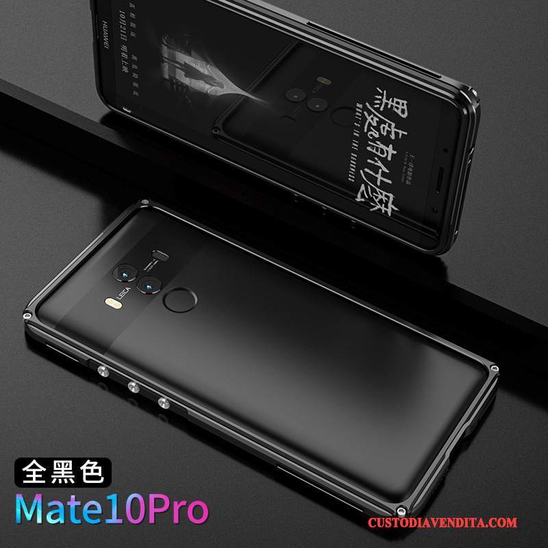 Custodia Huawei Mate 10 Pro Creativo Di Personalità Metallo, Cover Huawei Mate 10 Pro Protezione Nuovo Oro