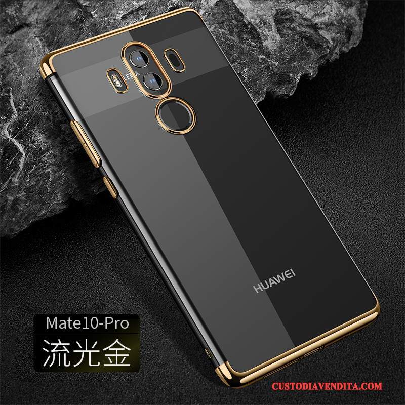 Custodia Huawei Mate 10 Pro Creativo Orotelefono, Cover Huawei Mate 10 Pro Silicone Morbido Tutto Incluso