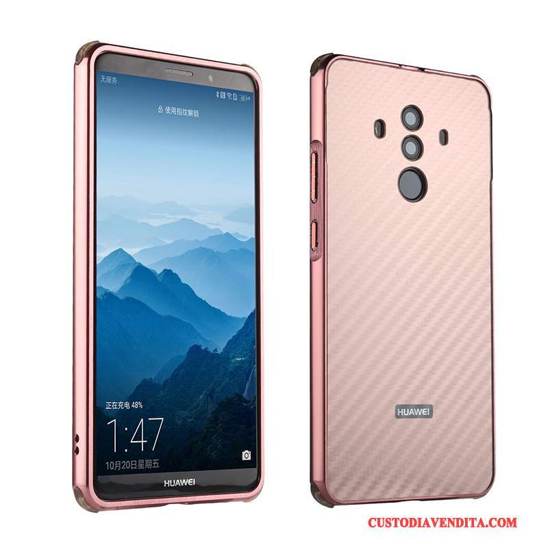 Custodia Huawei Mate 10 Pro Creativo Telefono Anti-caduta, Cover Huawei Mate 10 Pro Protezione Metallo Tendenza