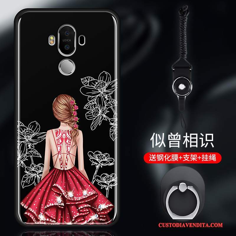 Custodia Huawei Mate 10 Pro Creativo Telefono Tendenza, Cover Huawei Mate 10 Pro Protezione Vetro Di Personalità