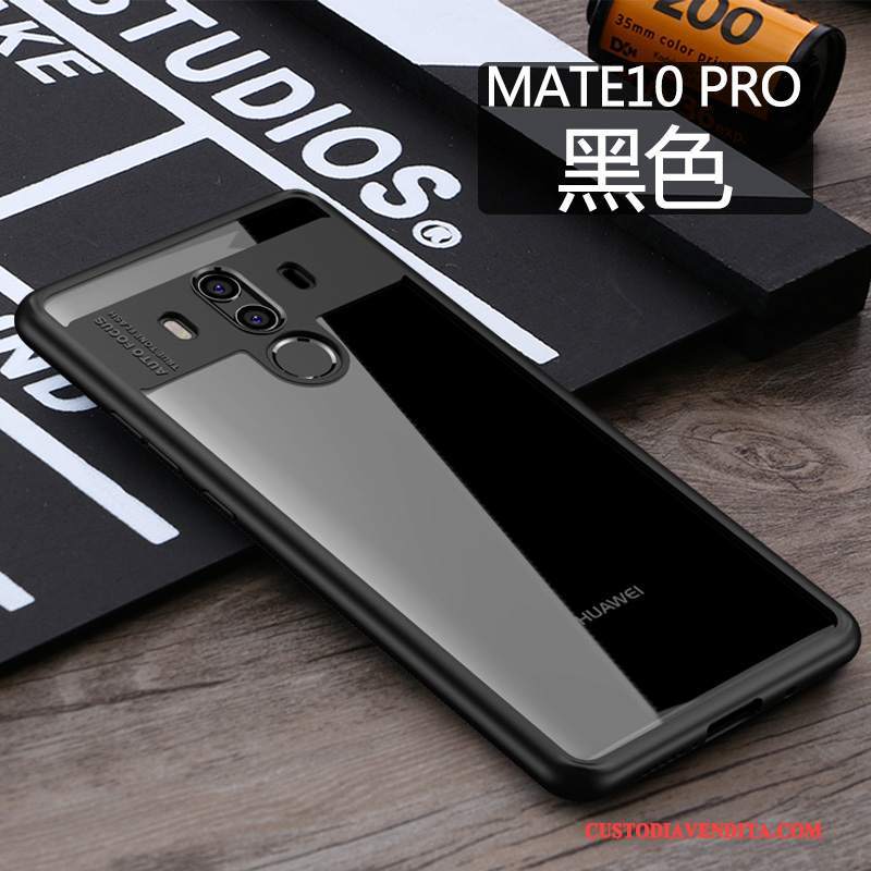 Custodia Huawei Mate 10 Pro Creativo Telefono Tutto Incluso, Cover Huawei Mate 10 Pro Silicone Rosso Trasparente