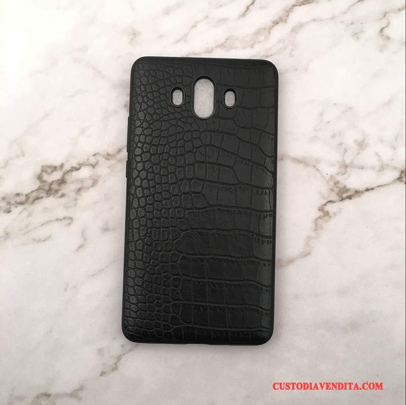 Custodia Huawei Mate 10 Pro Creativo Tutto Incluso Nero, Cover Huawei Mate 10 Pro Pelle Telefono Affari