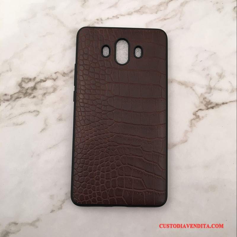 Custodia Huawei Mate 10 Pro Creativo Tutto Incluso Nero, Cover Huawei Mate 10 Pro Pelle Telefono Affari