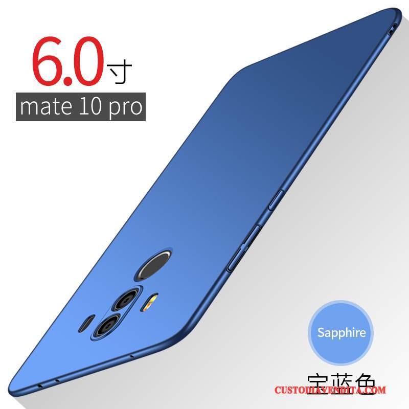 Custodia Huawei Mate 10 Pro Difficile Macchiati, Cover Huawei Mate 10 Pro Anti-caduta Nero