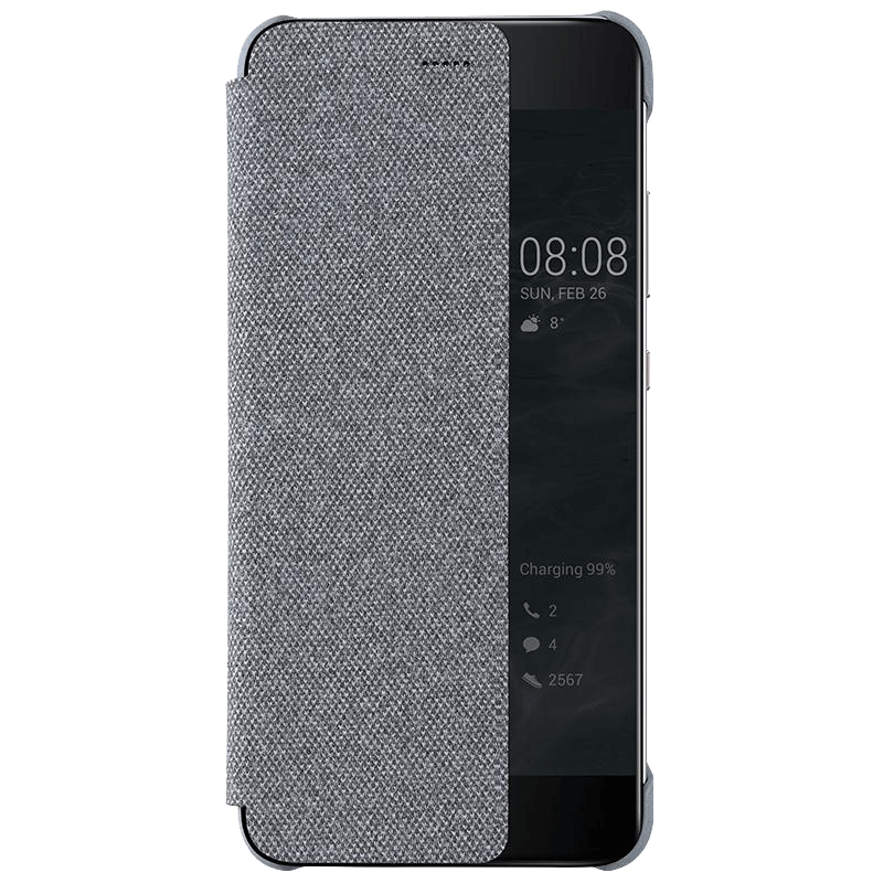 Custodia Huawei Mate 10 Pro Pelle Grigio Finestre, Cover Huawei Mate 10 Pro Protezione