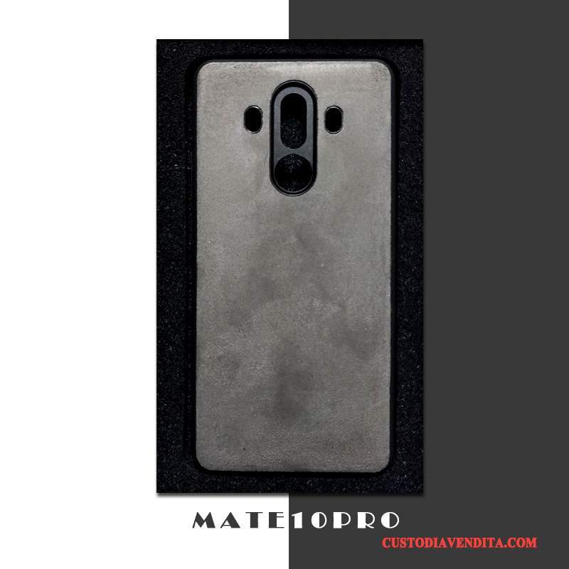 Custodia Huawei Mate 10 Pro Pelle Rosso Anti-caduta, Cover Huawei Mate 10 Pro Protezione Sottile Tutto Incluso