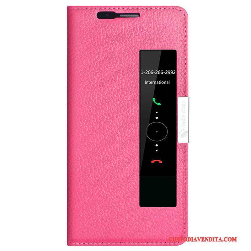 Custodia Huawei Mate 10 Pro Pelle Telefono Blu, Cover Huawei Mate 10 Pro Anti-caduta