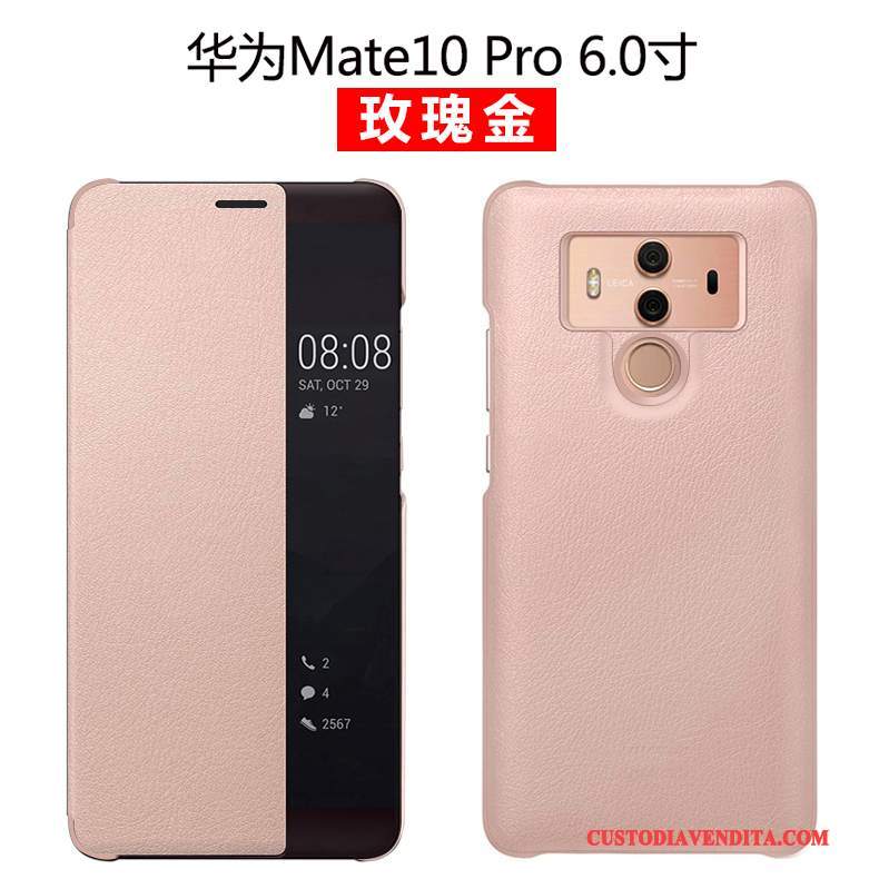 Custodia Huawei Mate 10 Pro Pelle Verdetelefono, Cover Huawei Mate 10 Pro Protezione