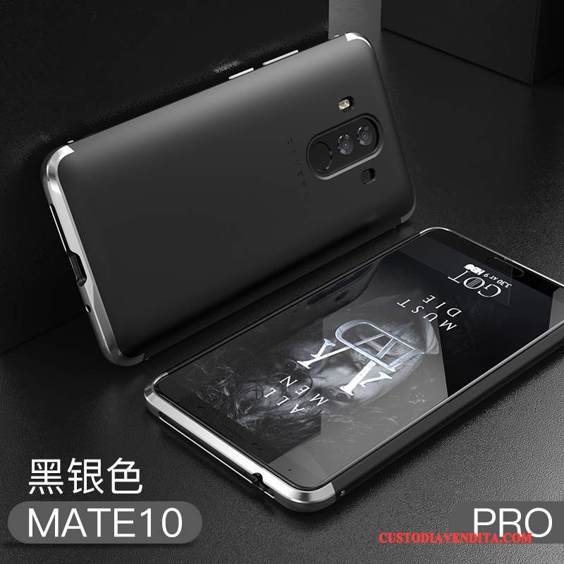 Custodia Huawei Mate 10 Pro Protezione Telefono Metallo, Cover Huawei Mate 10 Pro Sottile Tutto Incluso