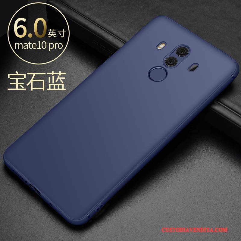 Custodia Huawei Mate 10 Pro Semplici Tutto Incluso, Cover Huawei Mate 10 Pro Nero Morbido