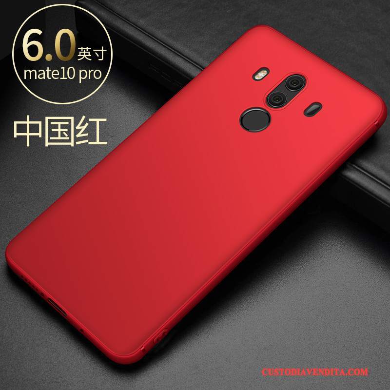 Custodia Huawei Mate 10 Pro Semplici Tutto Incluso, Cover Huawei Mate 10 Pro Nero Morbido