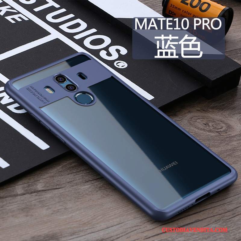 Custodia Huawei Mate 10 Pro Silicone Nerotelefono, Cover Huawei Mate 10 Pro Sottile Trasparente