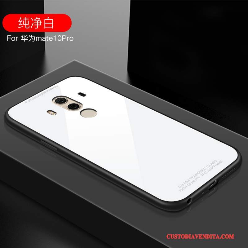 Custodia Huawei Mate 10 Pro Silicone Telefono Bianco, Cover Huawei Mate 10 Pro Morbido Coperchio Posteriore