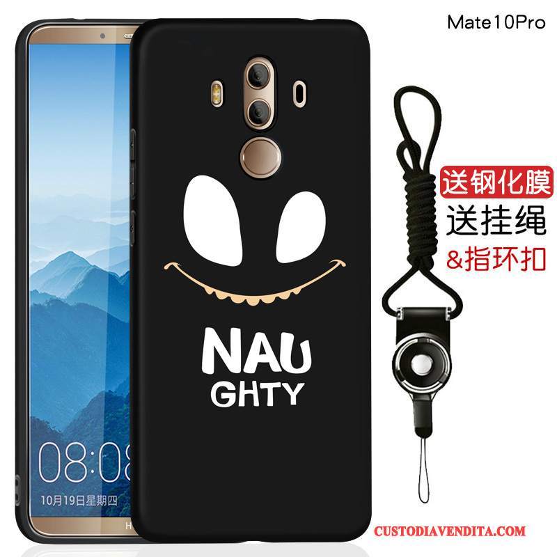 Custodia Huawei Mate 10 Pro Silicone Telefono Morbido, Cover Huawei Mate 10 Pro Creativo Anti-caduta Tutto Incluso