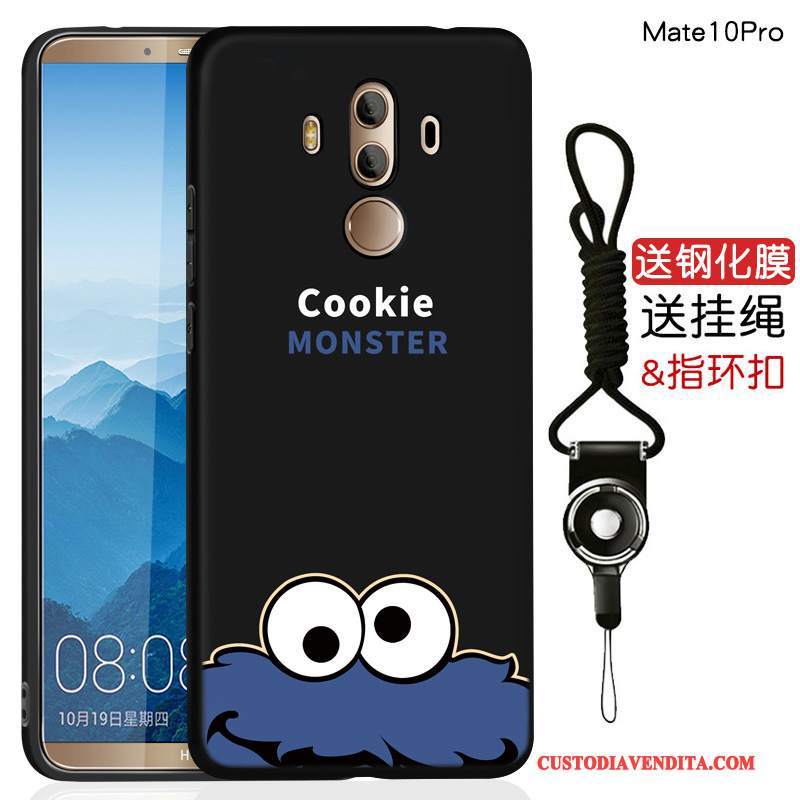 Custodia Huawei Mate 10 Pro Silicone Telefono Morbido, Cover Huawei Mate 10 Pro Creativo Anti-caduta Tutto Incluso