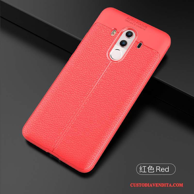 Custodia Huawei Mate 10 Pro Silicone Telefono Morbido, Cover Huawei Mate 10 Pro Pelle Nero Anti-caduta