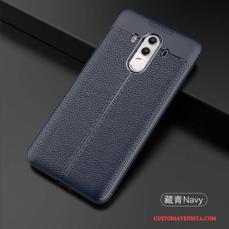 Custodia Huawei Mate 10 Pro Silicone Telefono Morbido, Cover Huawei Mate 10 Pro Pelle Nero Anti-caduta