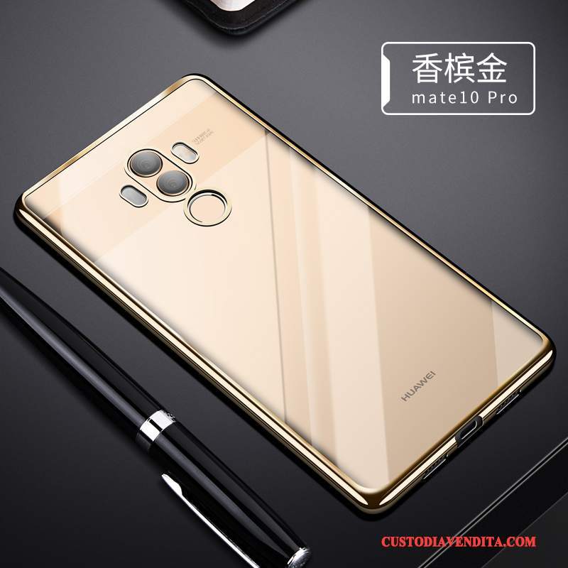 Custodia Huawei Mate 10 Pro Silicone Trasparente Sottile, Cover Huawei Mate 10 Pro Protezione Tendenza Morbido