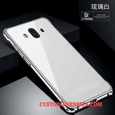 Custodia Huawei Mate 10 Protezione Metallo Tendenza, Cover Huawei Mate 10 Rossotelefono