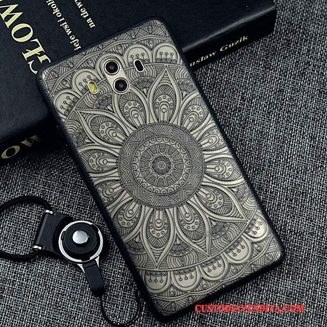 Custodia Huawei Mate 10 Protezione Ornamenti Appesi Anti-caduta, Cover Huawei Mate 10 Nuovo Morbido