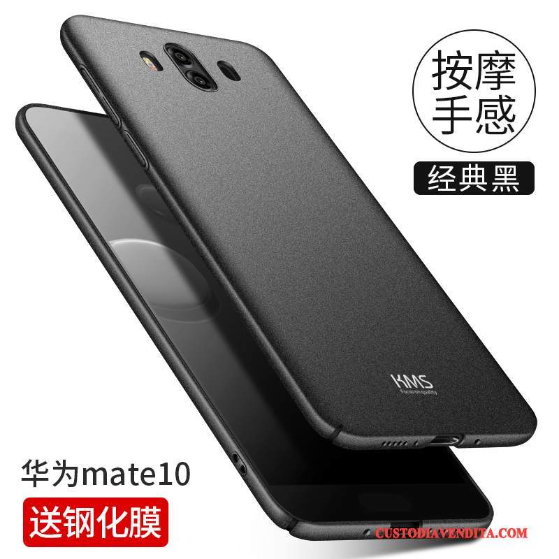 Custodia Huawei Mate 10 Protezione Sottile Nero, Cover Huawei Mate 10 Tempra Tutto Incluso