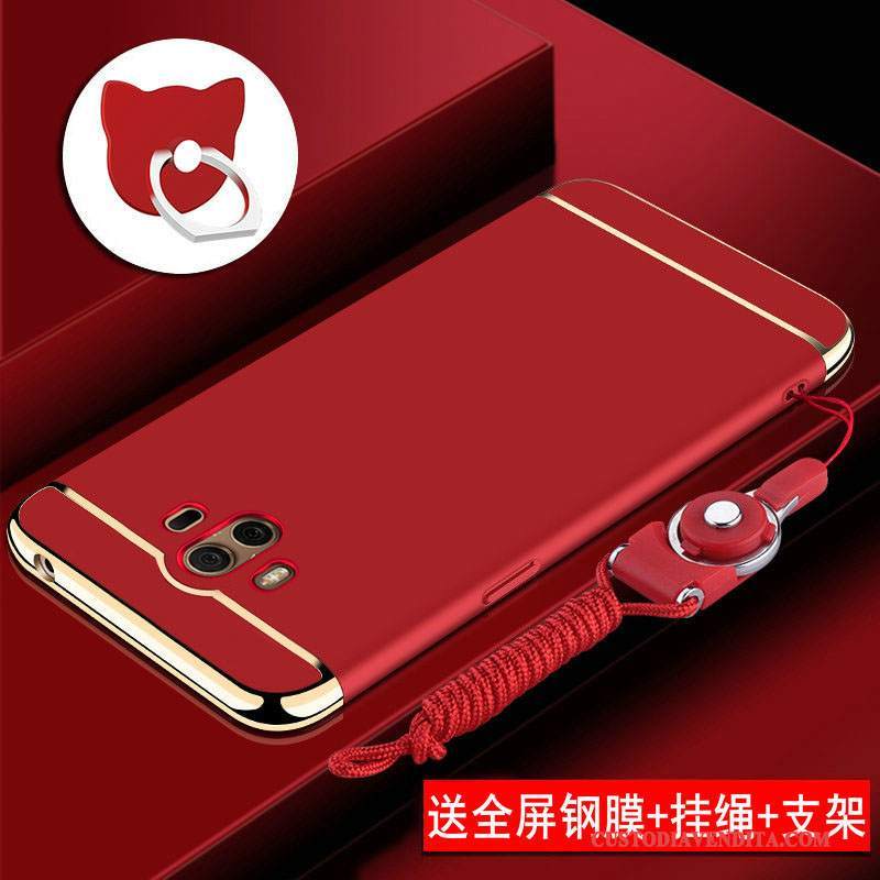 Custodia Huawei Mate 10 Protezione Telefono Rosso, Cover Huawei Mate 10 Anti-caduta Tutto Incluso