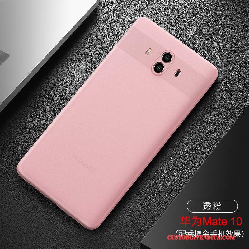 Custodia Huawei Mate 10 Rosa Sottile, Cover Huawei Mate 10 Telefono Macchiati