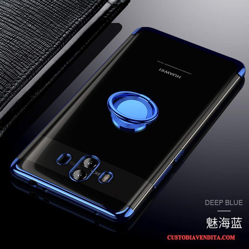 Custodia Huawei Mate 10 Silicone Blu Anti-caduta, Cover Huawei Mate 10 Protezione Sottile Tendenza