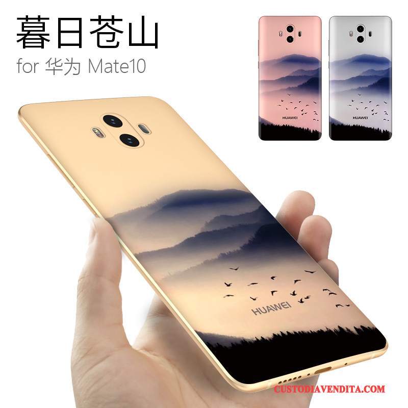 Custodia Huawei Mate 10 Silicone Di Personalità Stile Cinese, Cover Huawei Mate 10 Creativo Marchio Di Tendenza Anti-caduta