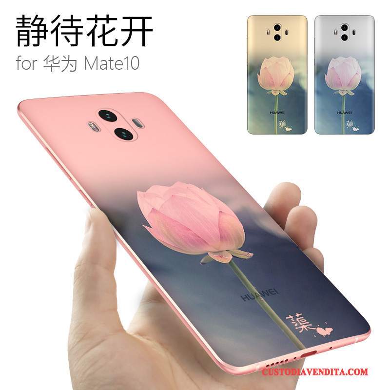 Custodia Huawei Mate 10 Silicone Di Personalità Stile Cinese, Cover Huawei Mate 10 Creativo Marchio Di Tendenza Anti-caduta