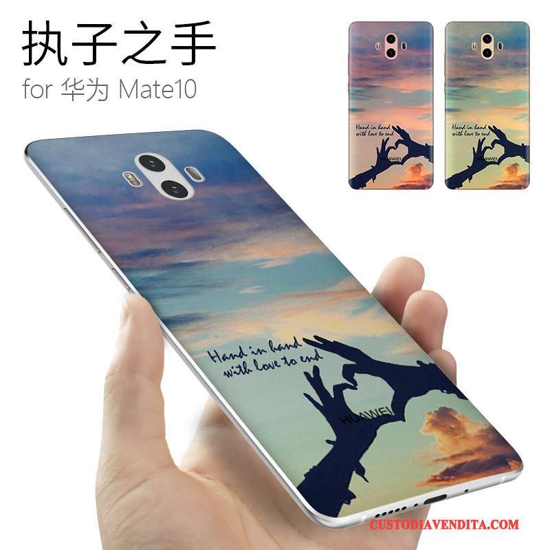 Custodia Huawei Mate 10 Silicone Di Personalità Stile Cinese, Cover Huawei Mate 10 Creativo Marchio Di Tendenza Anti-caduta