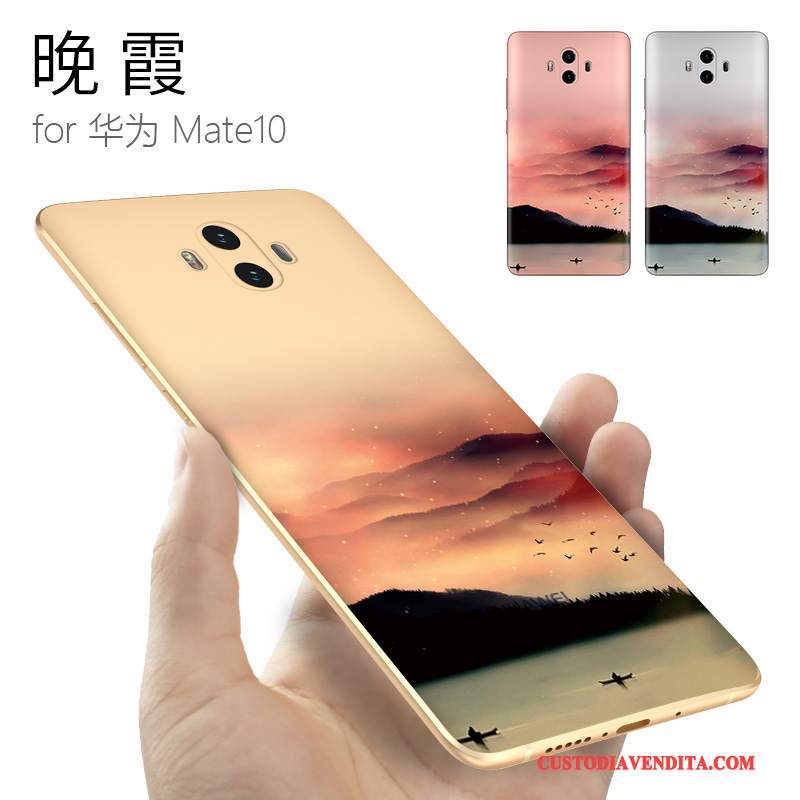 Custodia Huawei Mate 10 Silicone Di Personalità Stile Cinese, Cover Huawei Mate 10 Creativo Marchio Di Tendenza Anti-caduta