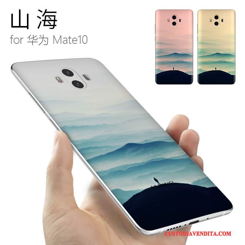 Custodia Huawei Mate 10 Silicone Di Personalità Stile Cinese, Cover Huawei Mate 10 Creativo Marchio Di Tendenza Anti-caduta