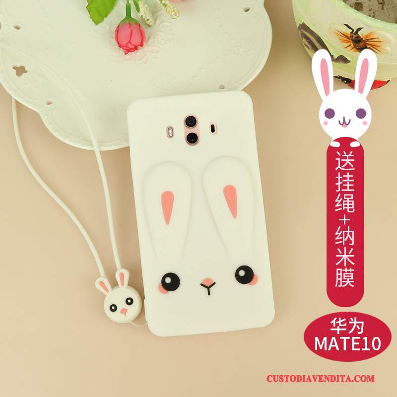 Custodia Huawei Mate 10 Silicone Morbido Anti-caduta, Cover Huawei Mate 10 Cartone Animato Telefono Bello