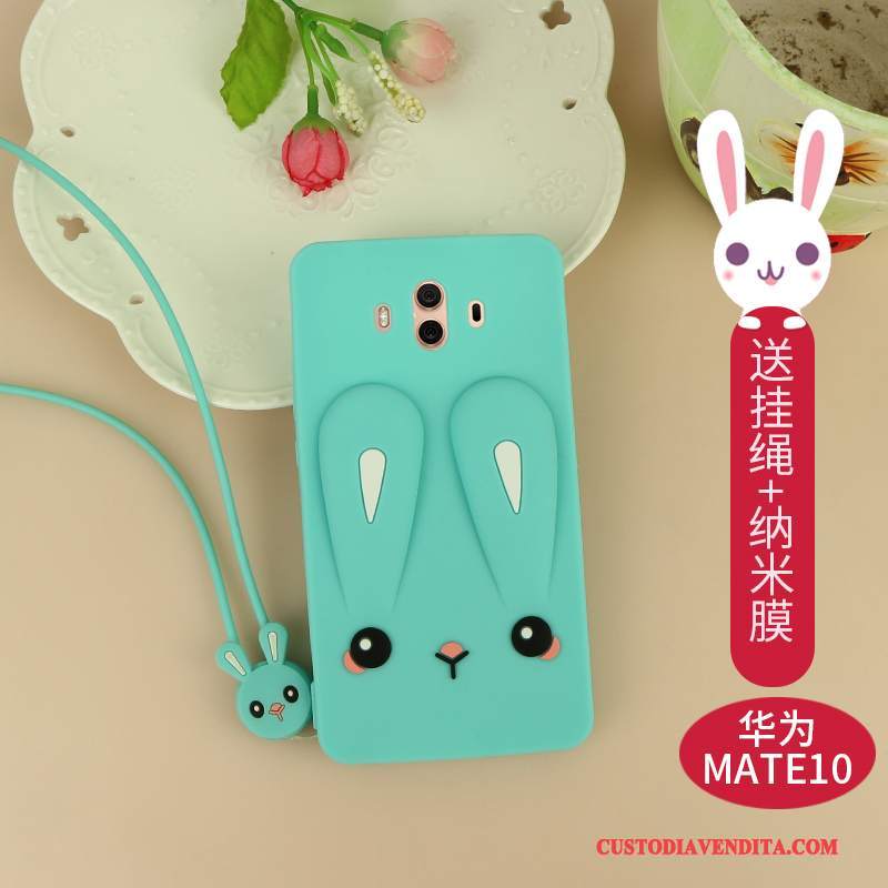 Custodia Huawei Mate 10 Silicone Morbido Anti-caduta, Cover Huawei Mate 10 Cartone Animato Telefono Bello