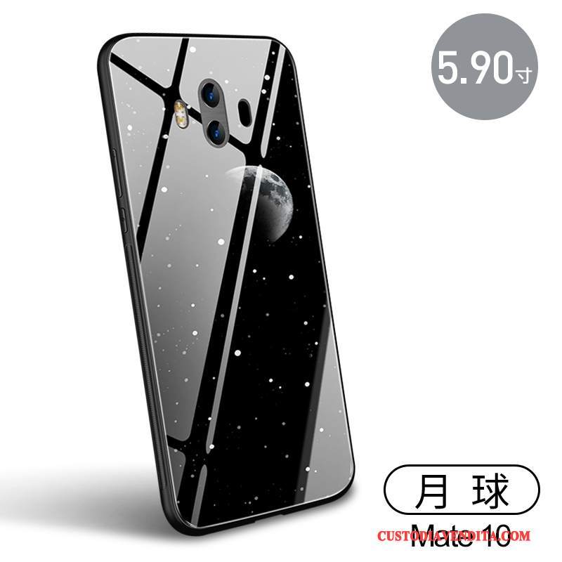 Custodia Huawei Mate 10 Silicone Nero Anti-caduta, Cover Huawei Mate 10 Protezione Morbido Tutto Incluso