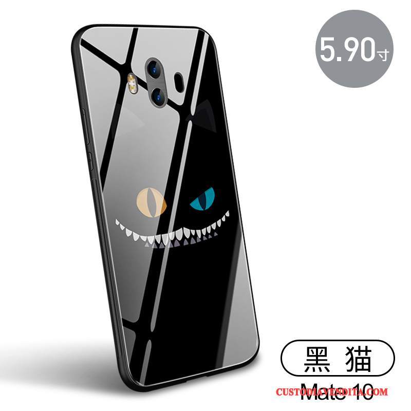 Custodia Huawei Mate 10 Silicone Nero Anti-caduta, Cover Huawei Mate 10 Protezione Morbido Tutto Incluso