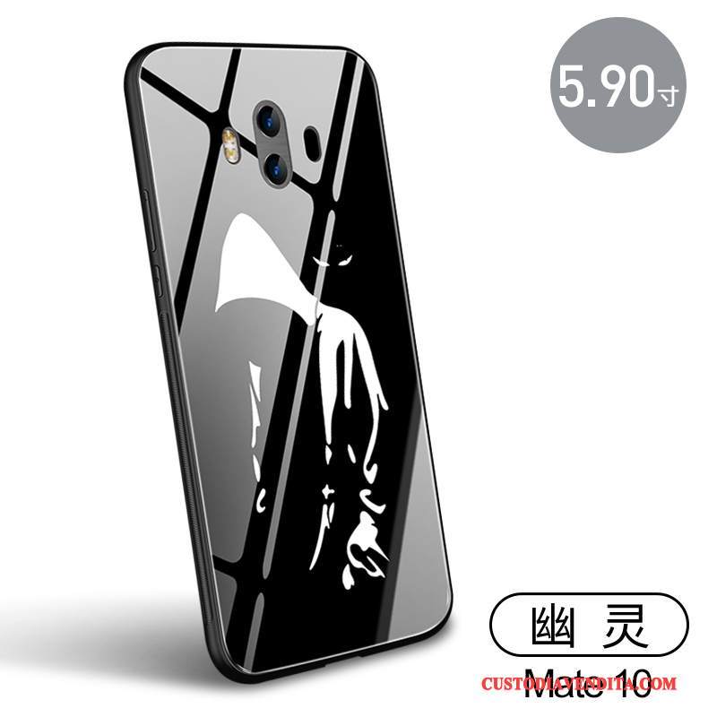 Custodia Huawei Mate 10 Silicone Nero Anti-caduta, Cover Huawei Mate 10 Protezione Morbido Tutto Incluso