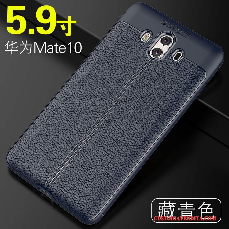 Custodia Huawei Mate 10 Silicone Nero Tutto Incluso, Cover Huawei Mate 10 Creativo Nuovo Anti-caduta