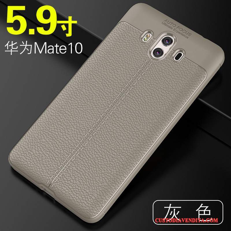 Custodia Huawei Mate 10 Silicone Nero Tutto Incluso, Cover Huawei Mate 10 Creativo Nuovo Anti-caduta