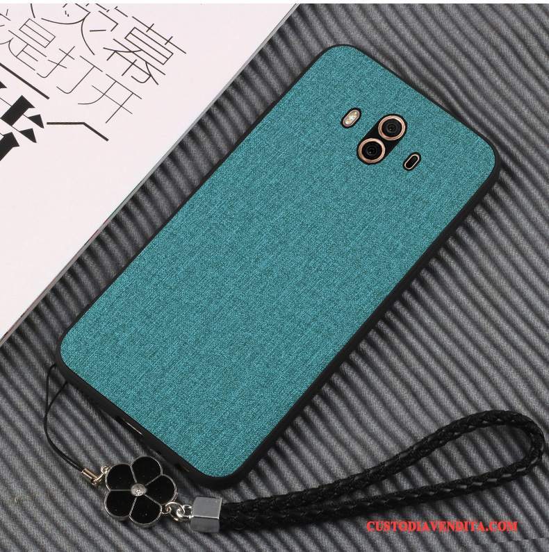 Custodia Huawei Mate 10 Silicone Verde Morbido, Cover Huawei Mate 10 Protezione Tutto Inclusotelefono