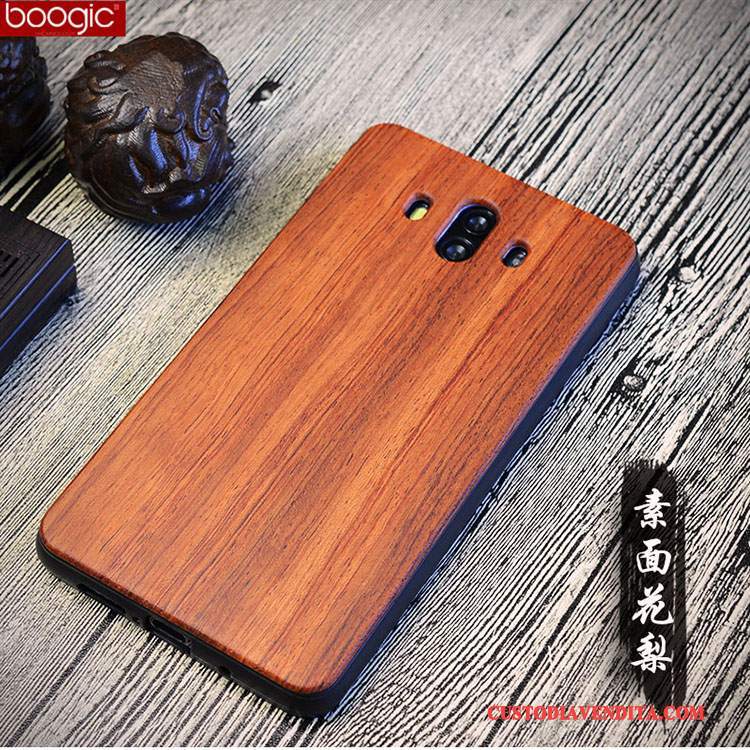 Custodia Huawei Mate 10 Vintage Anti-caduta Legno, Cover Huawei Mate 10 Creativo Telefono Tutto Incluso