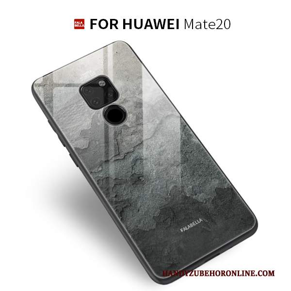 Custodia Huawei Mate 20 Creativo Vetro Tutto Incluso, Cover Huawei Mate 20 Protezione Marchio Di Tendenza Di Personalità