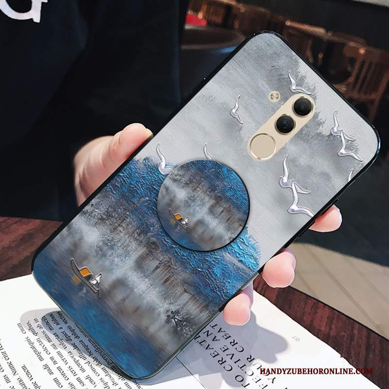 Custodia Huawei Mate 20 Lite Creativo Di Personalità Anti-caduta, Cover Huawei Mate 20 Lite Protezione Telefono Stile Cinese