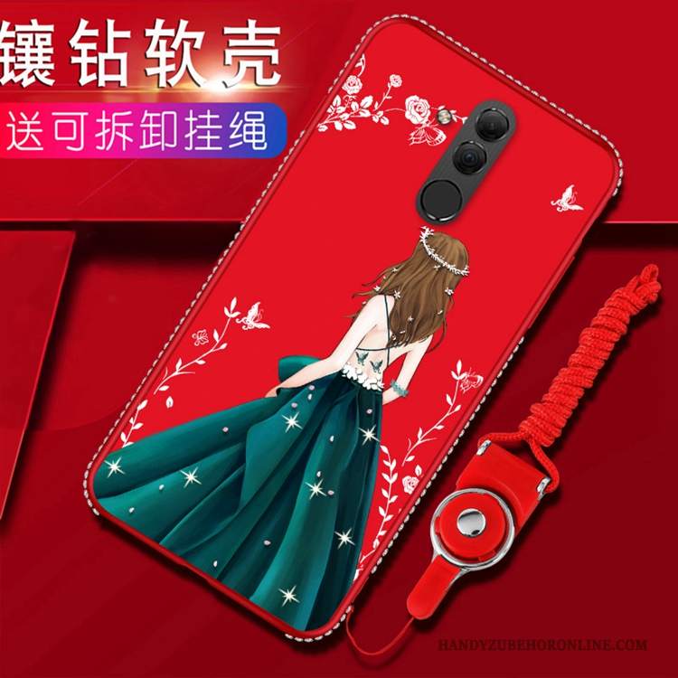 Custodia Huawei Mate 20 Lite Creativo Nero Anti-caduta, Cover Huawei Mate 20 Lite Telefono Di Personalità