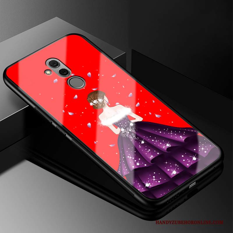 Custodia Huawei Mate 20 Lite Creativo Telefono Rosso, Cover Huawei Mate 20 Lite Protezione Marchio Di Tendenza Difficile