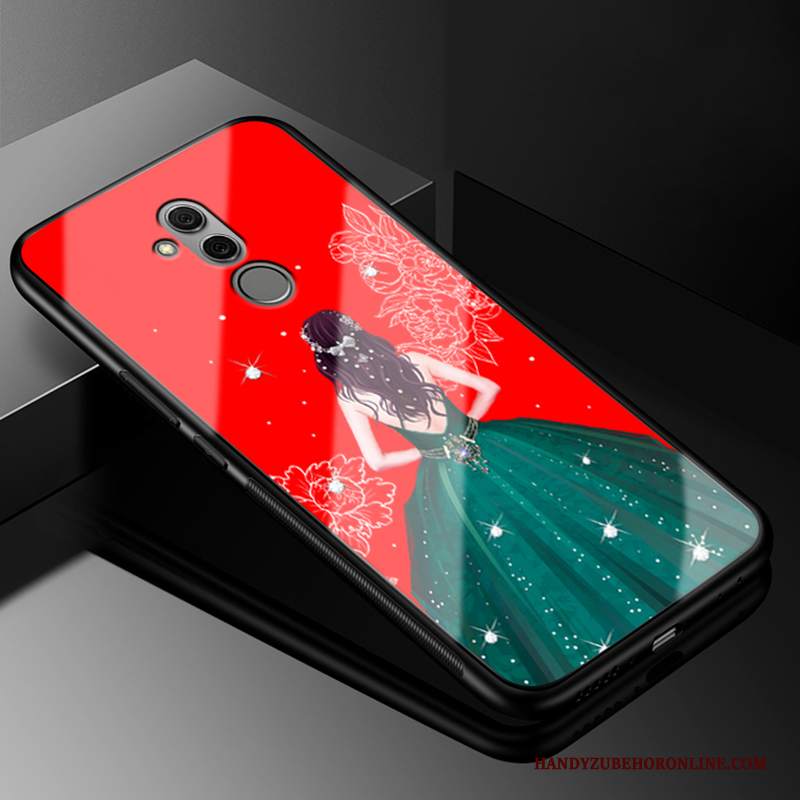 Custodia Huawei Mate 20 Lite Creativo Telefono Rosso, Cover Huawei Mate 20 Lite Protezione Marchio Di Tendenza Difficile