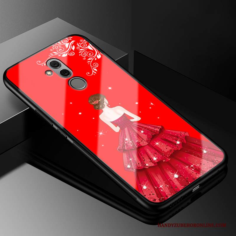 Custodia Huawei Mate 20 Lite Creativo Telefono Rosso, Cover Huawei Mate 20 Lite Protezione Marchio Di Tendenza Difficile