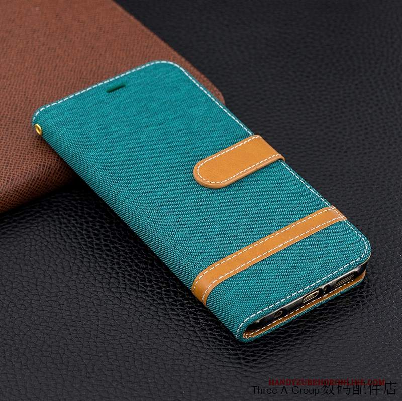 Custodia Huawei Mate 20 Lite Folio Anti-caduta Semplici, Cover Huawei Mate 20 Lite Protezione Telefono Nero